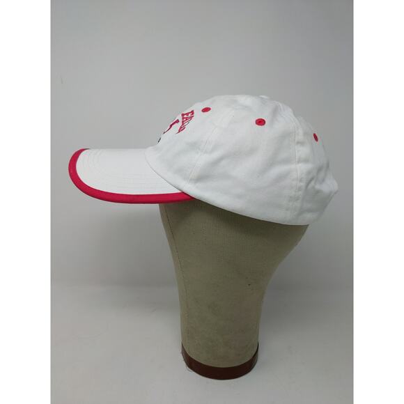 Niagra Falls State Park Slideback Hat White & Pink Embroidered Spell Out - Picture 4 of 10